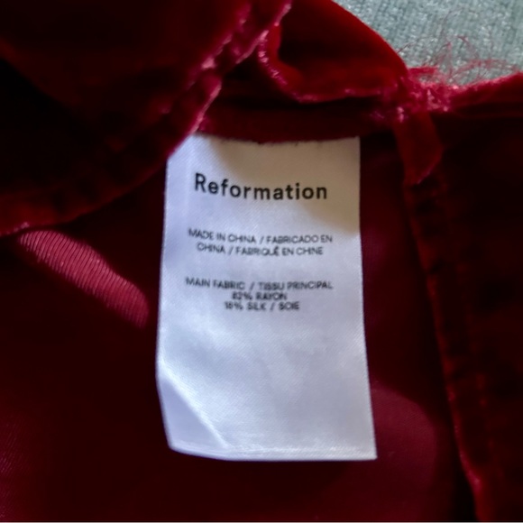 Reformation Red Mini Dress - Picture 7 of 7